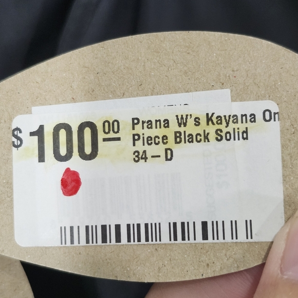 Prana Size 34d/s Black Women's Swimwear - Picture 4 of 8